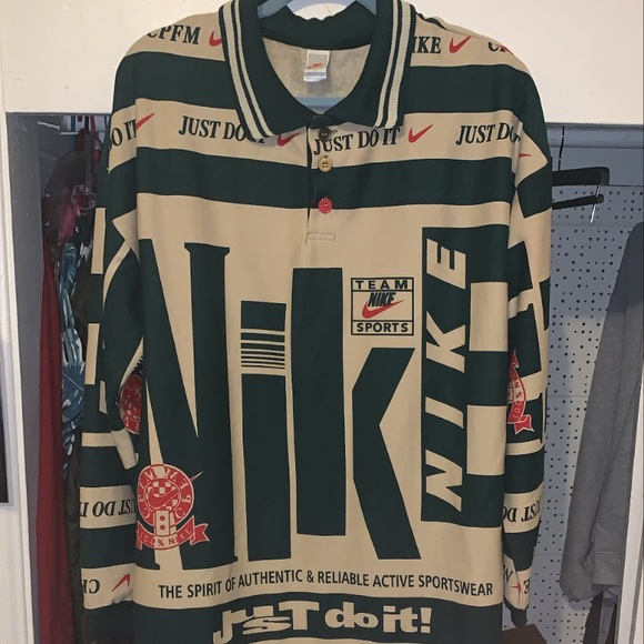Cpfm Nike Long Sleeve Polo Size S 